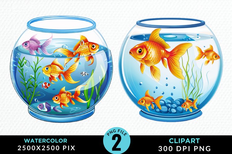 Fish Tank Clipart Image 2