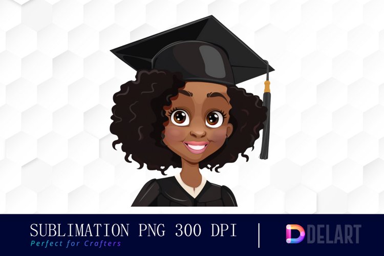 Graduation Girl Sublimation PNG Clipart
