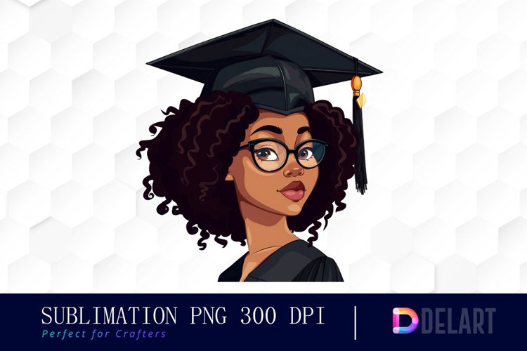 Graduation Girl Watercolor Clipart