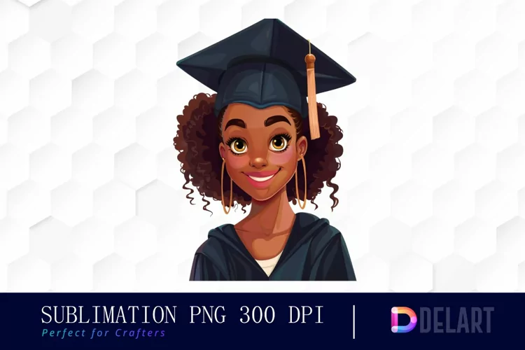 Graduation Girl Graphics Clipart