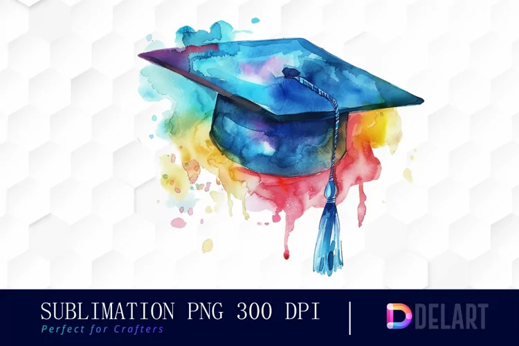 Graduation Hat Illustration PNG Clipart