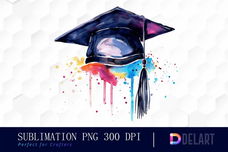 Graduation Hat Illustration Clipart