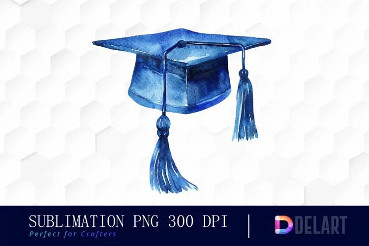 Graduation Hat Sublimation PNG Clipart