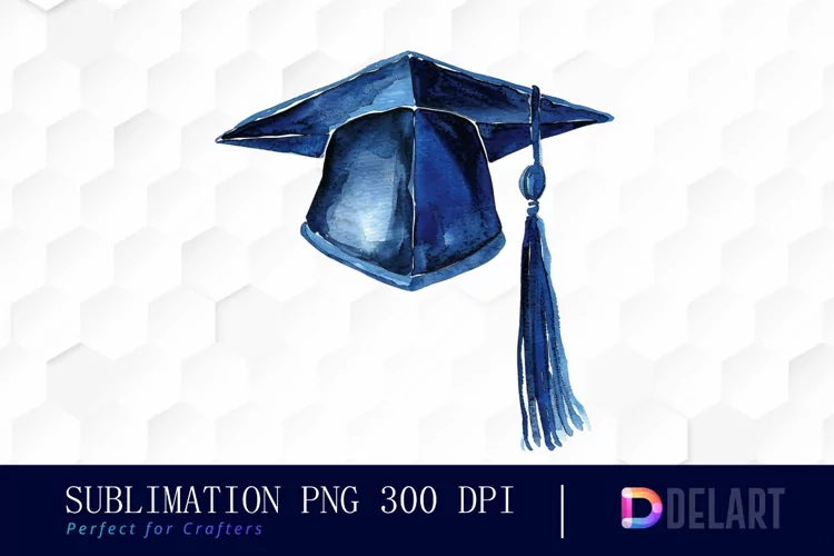 Graduation Hat Illustration Clipart