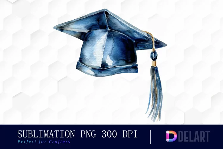 Graduation Hat Illustration Clipart