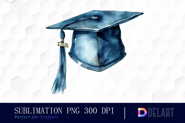 Graduation Hat Illustration PNG Clipart