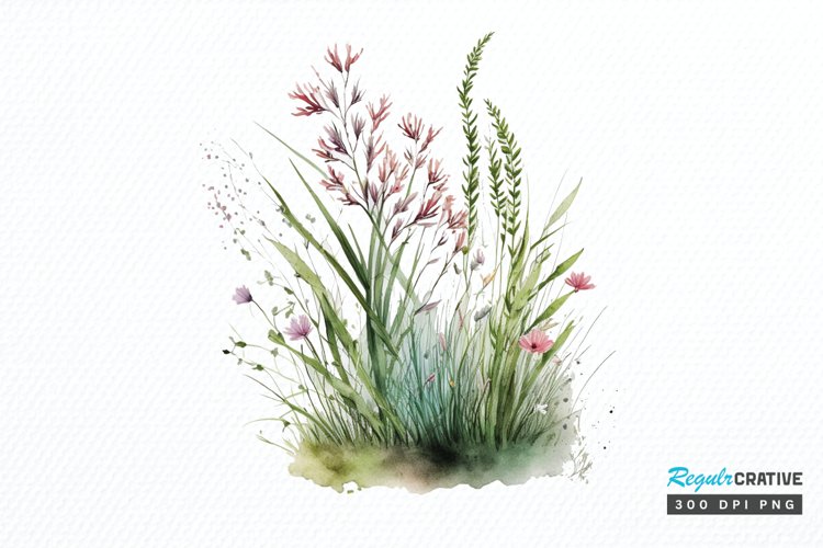 Spring Watercolor Clipart Image 3