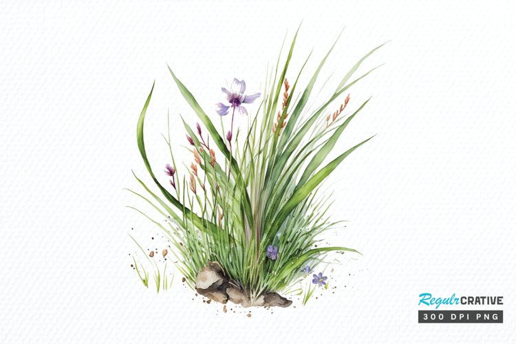 Spring Watercolor Clipart
