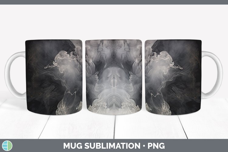 GorgeousWatercolor Mug Wrap design.