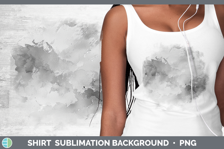 Watercolor Gray Shirt Sublimation Sublimation Background Des