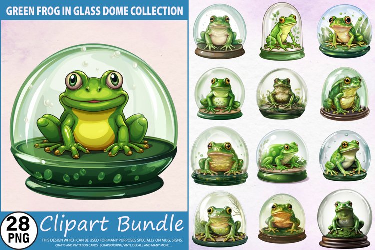 Cute Frog Clipart Image 24