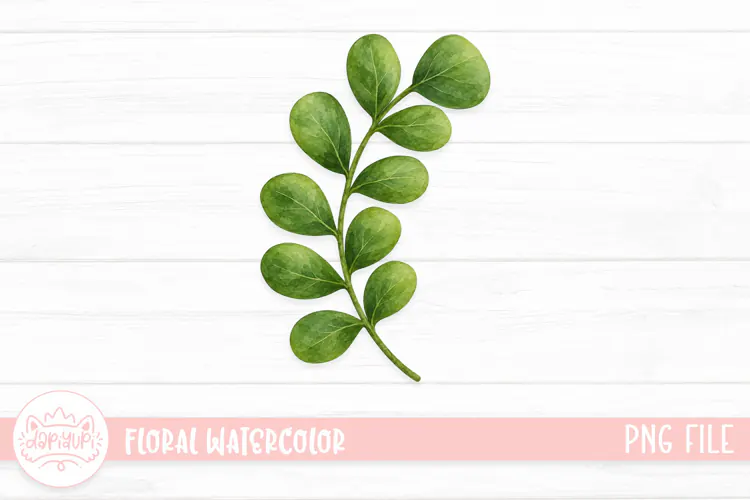 Botanical Watercolor Illustration, Floral Watercolor Design