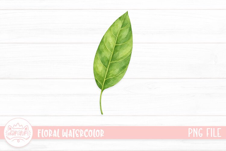 Botanical Watercolor Illustration, Floral Watercolor Design example image 1