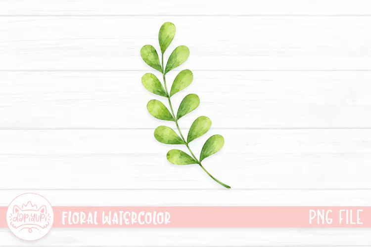 Botanical Watercolor Illustration, Floral Watercolor Design