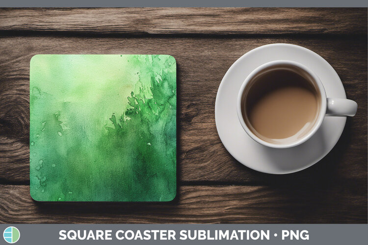 GorgeousWatercolor Square Coaster design.