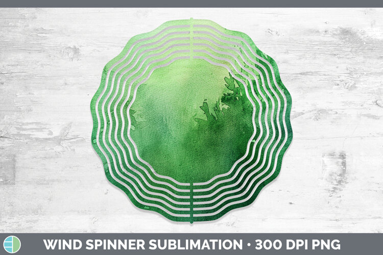 GorgeousWatercolor Wind Spinner design.