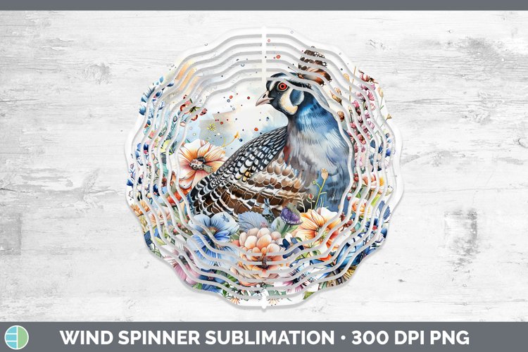 GorgeousWatercolor Wind Spinner design.