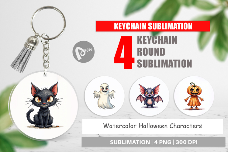 Halloween Characters Keychain