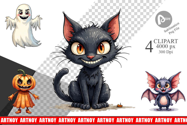 Halloween Characters Clipart