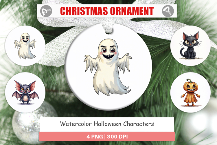 Halloween Characters Ornament