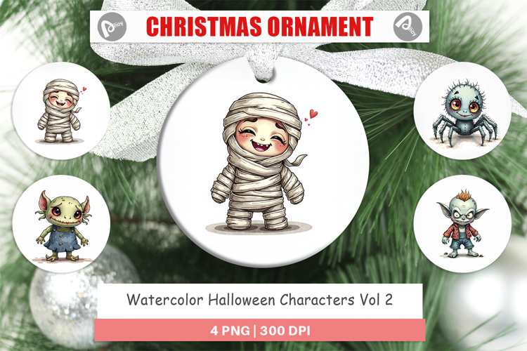 Halloween Characters Ornament