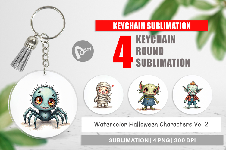 Halloween Characters Keychain