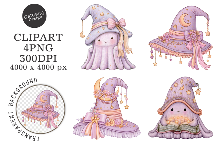 Watercolor Halloween Clipart