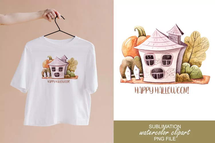 Happy Halloween sublimation, cute pumpkin- 1 png clipart