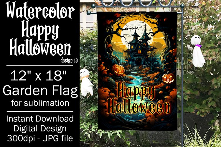 Scary Halloween Clipart Image 13