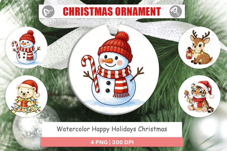 Happy Holidays Ornament