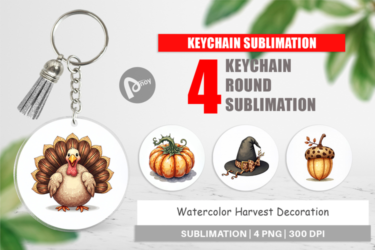 Harvest Decoration Keychain