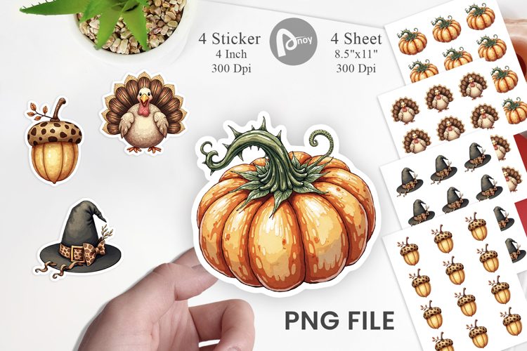 Harvest Decoration Sticker