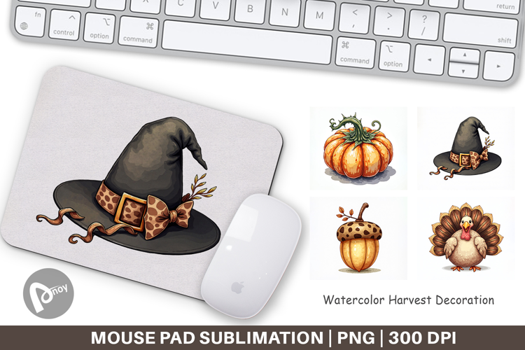 Harvest Decoration Mouse Pad
