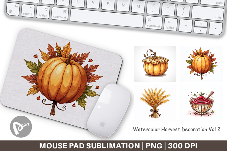 Harvest Decoration Mouse Pad