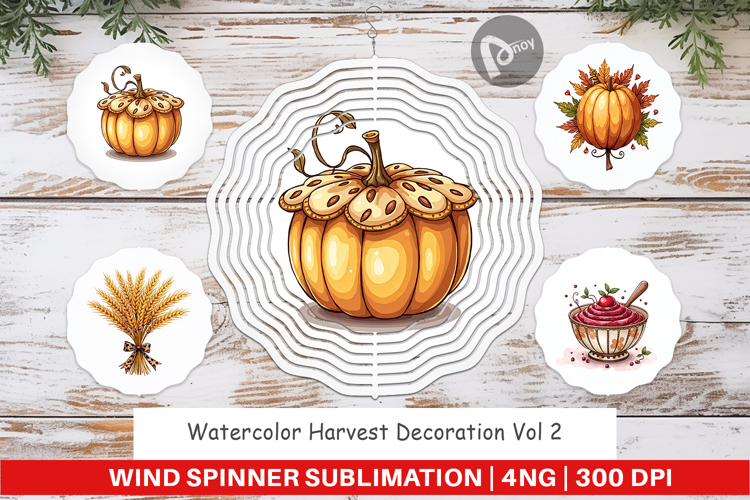 Harvest Decoration Wind Spinner