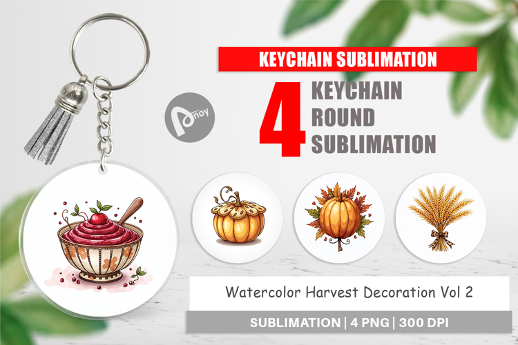Harvest Decoration Keychain