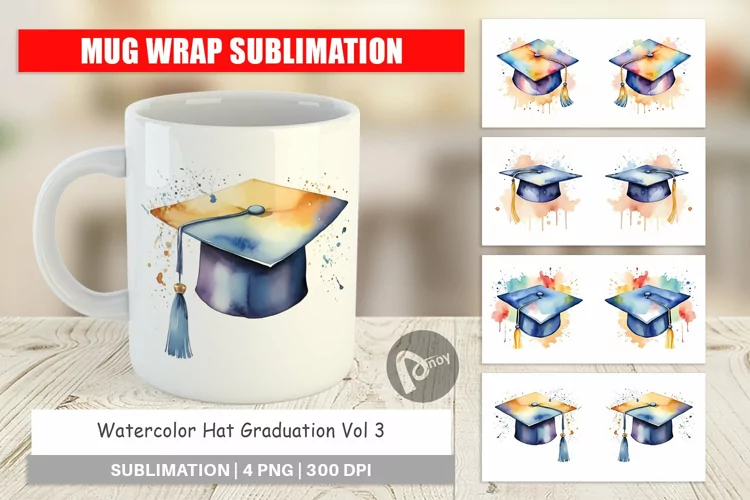 Mug Wrap Hat Graduation