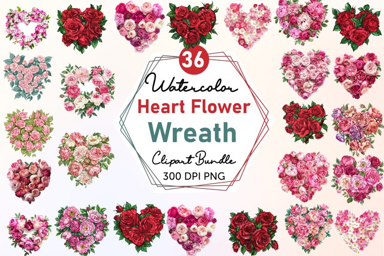 Watercolor Heart Clipart Image 10