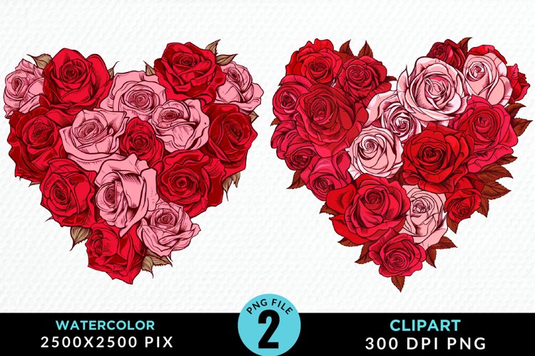 Watercolor Heart Clipart Image 22