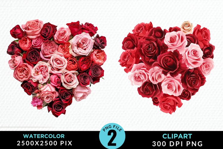 Watercolor Heart Clipart Image 17