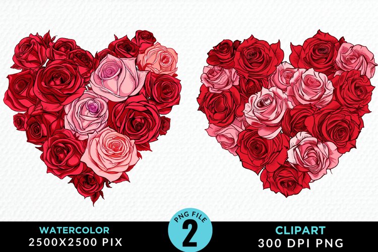 Watercolor Heart Clipart Image 10