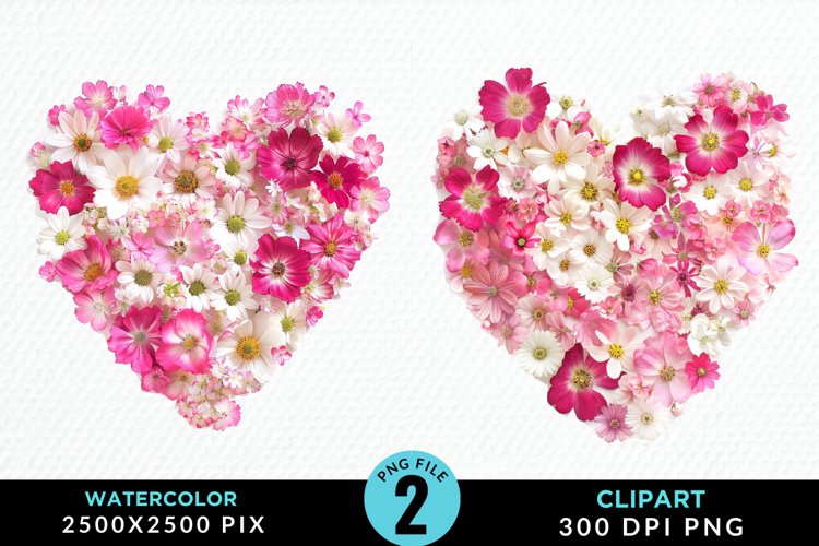 Watercolor Heart Clipart Image 16