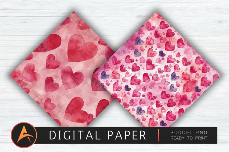 Pink Heart Background Image 22