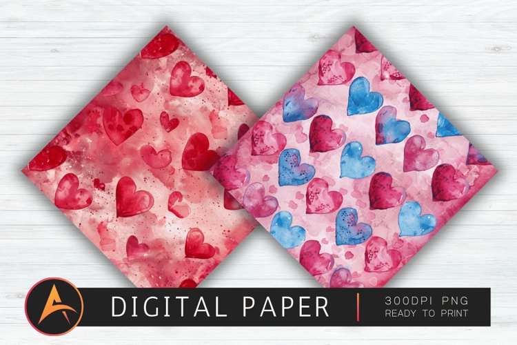Pink Heart Background Image 23