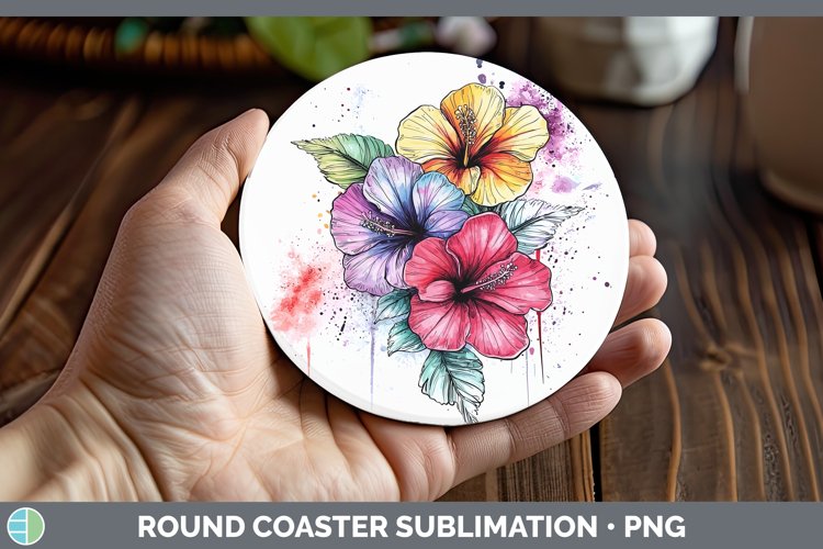 Hibiscus Watercolor Image 9
