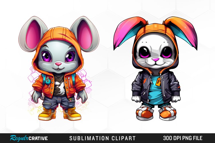 Bunnies Clipart Image 7