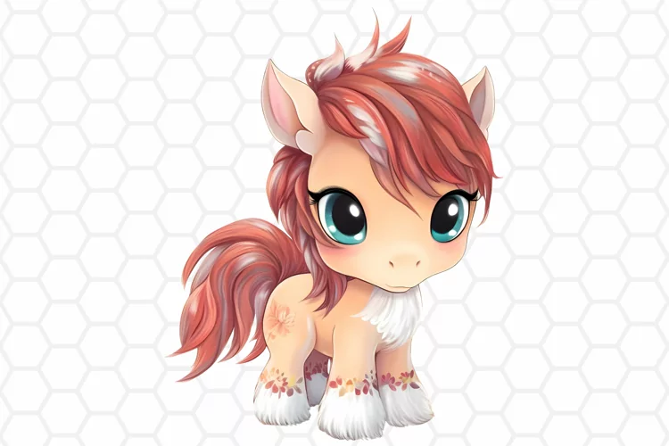 Watercolor Horse Clipart, Sublimation PNG