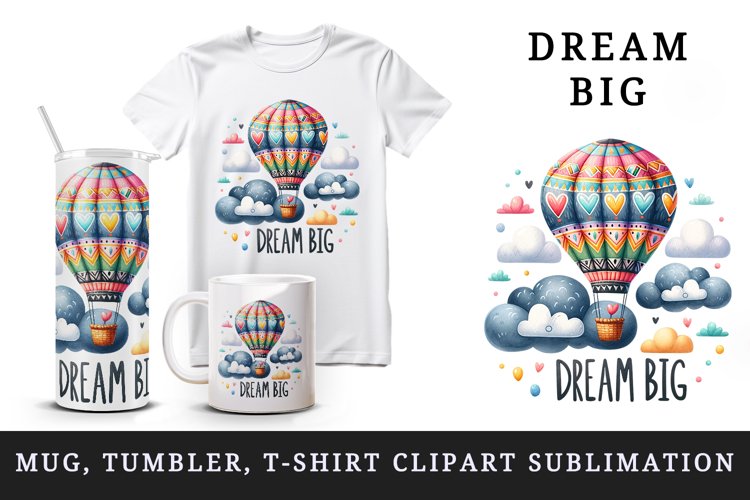 Hot Air Balloon Clipart Image 7