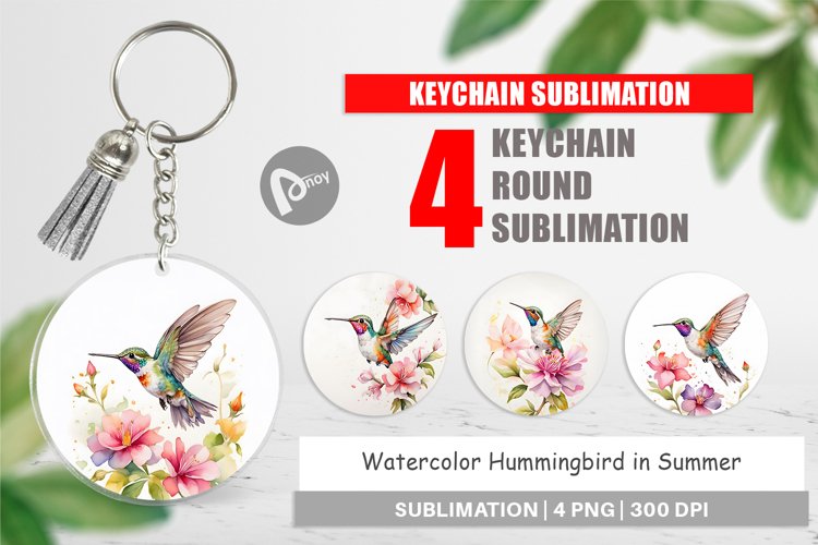 Keychain Hummingbird Summer