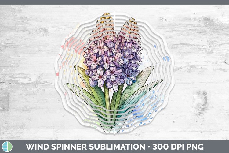 GorgeousWatercolor Wind Spinner design.